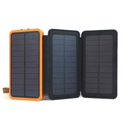 8000mAh 5V ওয়াটারপ্রুফ পোর্টেবল সোলার চার্জার সোলার ফোন চার্জার ক্যাম্পিং