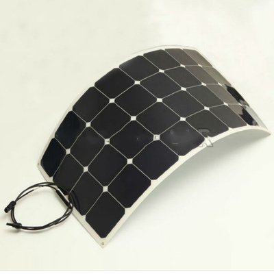 গাড়ি বোটের জন্য 12V 110W পাতলা নমনীয় সৌর প্যানেল মনোক্রিস্টালাইন সোলার মডিউল