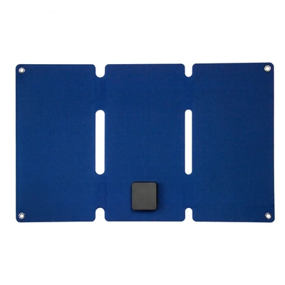 12V USB চার্জার পোর্টেবল সোলার প্যানেল 21W মনোক্রিস্টালাইন সিলিকন ফোল্ডেবল সোলার প্যানেল