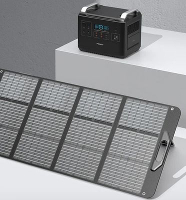 মিনি আউটডোর 100w ফোল্ডেবল সোলার প্যানেল নমনীয় চার্জিং ওয়াটারপ্রুফ সম্পূর্ণ কালো