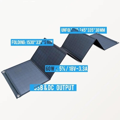 120W 300W 600W সৌর প্যানেল সিস্টেম আউটডোর ভাঁজ সেল মোবাইল চার্জিং জন্য হোম