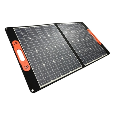 60W 100W 150W বহনযোগ্য ভাঁজ সৌর প্যানেল 200W বহিরঙ্গন ক্যাম্পিং জন্য