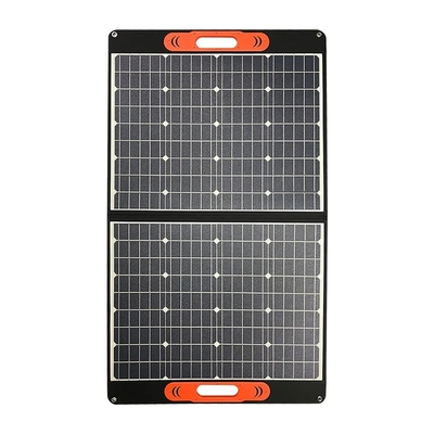 60W 100W 150W বহনযোগ্য ভাঁজ সৌর প্যানেল 200W বহিরঙ্গন ক্যাম্পিং জন্য