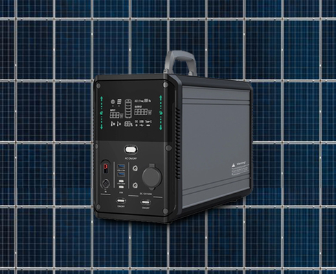 পোর্টেবল সোলার ব্যাকআপ জেনারেটর 3000W পিক 5521×2 পোর্ট 120W 12V