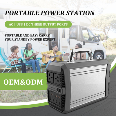 আউটডোর ইমার্জেন্সি 300W পোর্টেবল সোলার জেনারেটর সিস্টেম 96000mAh এসি পিওর সাইন ওয়েভ