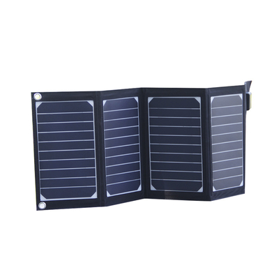 সোলার চার্জার 20w ফোল্ডেবল সোলার প্যানেল চার্জার 2 ইউএসবি আউটপুট ওয়াটারপ্রুফ সহ