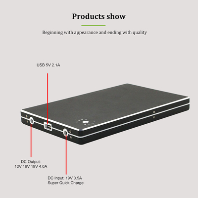 QC3.0 30000Mah 12V ফাস্ট চার্জিং ইউএসবি টাইপ-সি ল্যাপটপ পাওয়ার ব্যাংক ব্যাটারি ম্যানেজমেন্ট সিস্টেম
