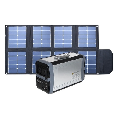 বাড়ির জন্য 1000W লি-আয়ন ব্যাটারি MPPT পোর্টেবল পাওয়ার স্টেশন জেনারেটর সোলার সিস্টেম