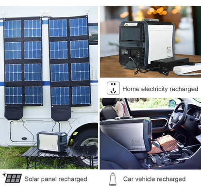 লিথিয়াম ব্যাটারি AC 220v সোলার জেনারেটর Lifepo4 পোর্টেবল পাওয়ার স্টেশন 1000W