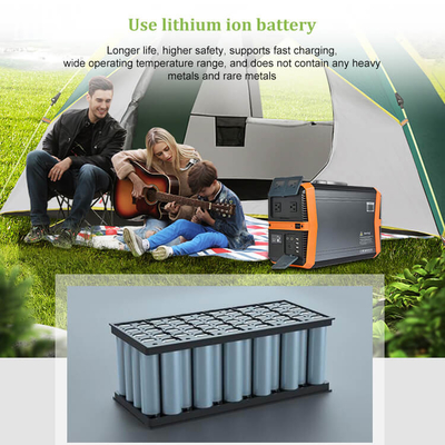 সোলার জেনারেটর স্টেশন Ac 100 - 240v Dc 12v লিথিয়াম ব্যাটারি প্যাক পোর্টেবল