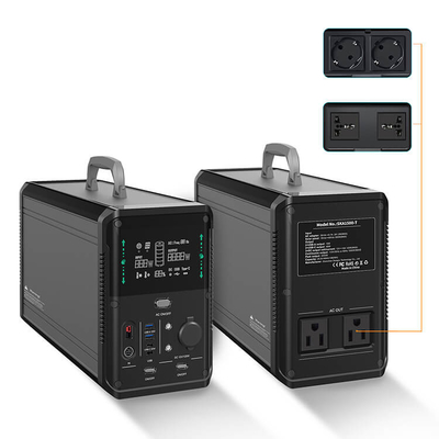 220v আউটলেট সহ 1075wh ইউএসবি পোর্টেবল পাওয়ার স্টেশন সোলার জেনারেটর কিট