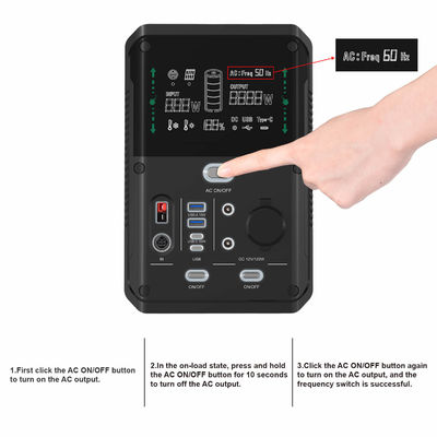 RV এয়ার কন্ডিশনার জন্য LifePO4 ক্যাম্পিং ইমার্জেন্সি ব্যাকআপ সোলার পাওয়ার সিস্টেম জেনারেটর