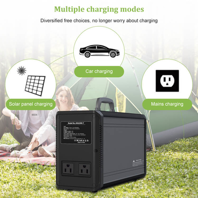 1075Wh 220V 110V চালিত সোলার জেনারেটর স্টেশন ক্যাম্পিং হোম এনার্জি স্টোরেজ