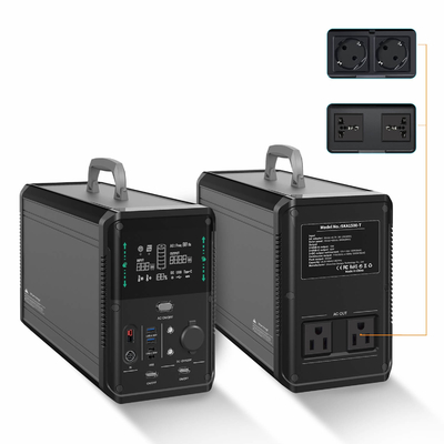পোর্টেবল 1kw Lifepo4 সোলার জেনারেটর পাওয়ার স্টেশন 220v 110v