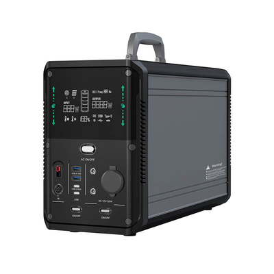 গাড়ি রেফ্রিজারেটরের জন্য 1500w 1380Wh Lifepo4 সোলার জেনারেটর স্টেশন