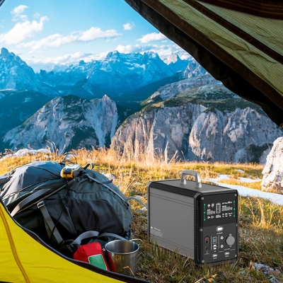 ক্যাম্পিং সোলার প্যানেল পোর্টেবল জেনারেটর 1500W ইমার্জেন্সি সোলার পাওয়ার স্টেশন
