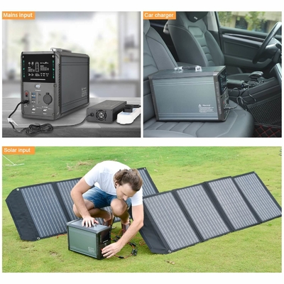 হোম এসি 1500w ওয়াটারপ্রুফ সোলার চালিত ইনভার্টার জেনারেটর Lifepo4 ব্যাটারি 28.8v 48ah
