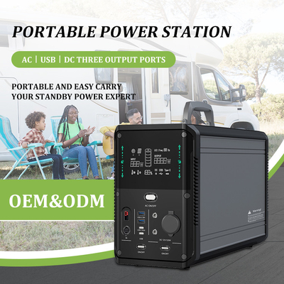 পোর্টেবল 1kw Lifepo4 সোলার জেনারেটর পাওয়ার স্টেশন 220v 110v