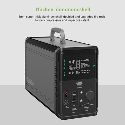 পোর্টেবল 1kw Lifepo4 সোলার জেনারেটর পাওয়ার স্টেশন 220v 110v