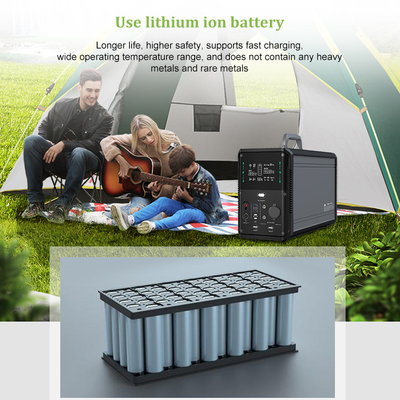 পোর্টেবল 1kw Lifepo4 সোলার জেনারেটর পাওয়ার স্টেশন 220v 110v