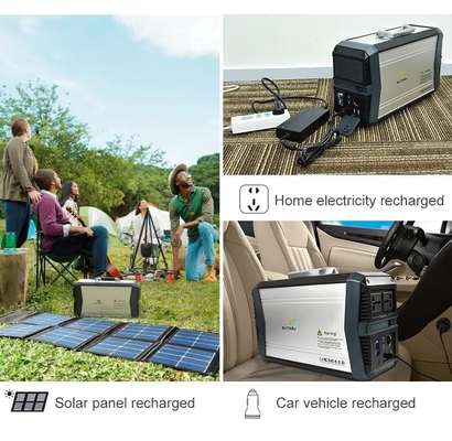 সোলার পোর্টেবল পাওয়ার স্টেশন 500wh 1000W 2000W 3000W রিচার্জেবল ব্যাটারি
