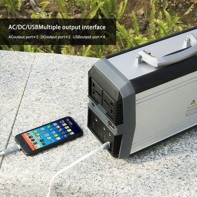 হোম ক্যাম্পিং আরভির জন্য 300W লিথিয়াম ব্যাটারি জরুরী সোলার জেনারেটর স্টেশন