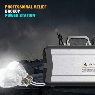 300W সোলার চার্জড লিথিয়াম পাওয়ার জেনারেটর 220v AC আউটলেট