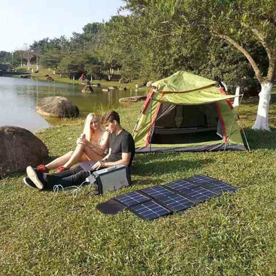 300W সোলার চার্জড লিথিয়াম পাওয়ার জেনারেটর 220v AC আউটলেট